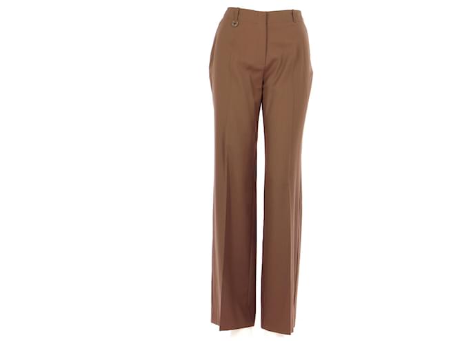 Kenzo trousers Brown Wool  ref.873990