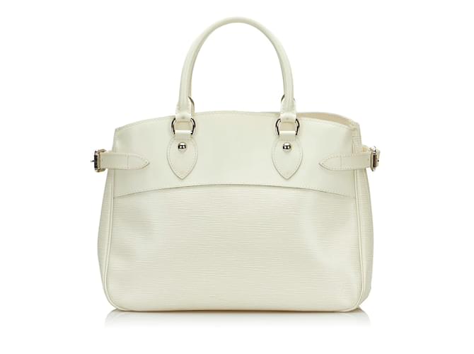 Louis Vuitton Epi Passy PM M5926J Branco Couro  ref.874120