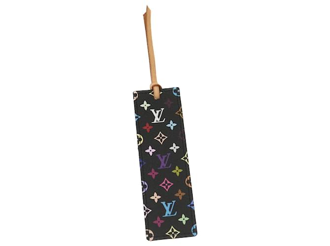 LOUIS VUITTON Segnalibro multicolore con monogramma Nero M99197 LV Aut 39159  ref.874251