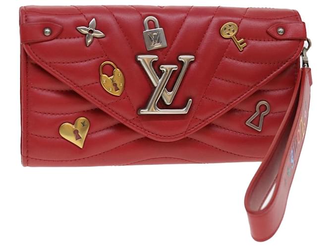 LOUIS VUITTON New Wave Long Wallet - Rouge