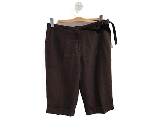 Hermès HERMES  Shorts T.International L Cloth Brown  ref.874406