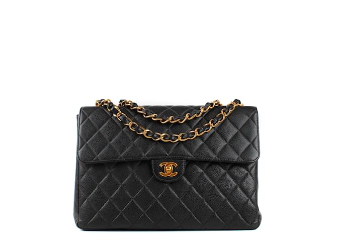 Timeless CHANEL  Handbags T.  Leather Black  ref.874461