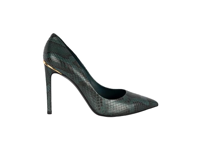 JARO VEGA Women Snakeskin Heels, Animal Pirnt Slip On Pointed Toe Pumps,  Closed Toe High Stiletto Heel Dress Shoes for Wedding Party Office, Green,  9.5 : Amazon.ca: Clothing, Shoes & Accessories
