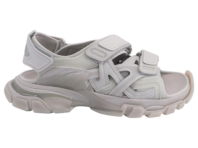 Balenciaga Track Sandals in Grey Polyurethane Plastic  ref.874546