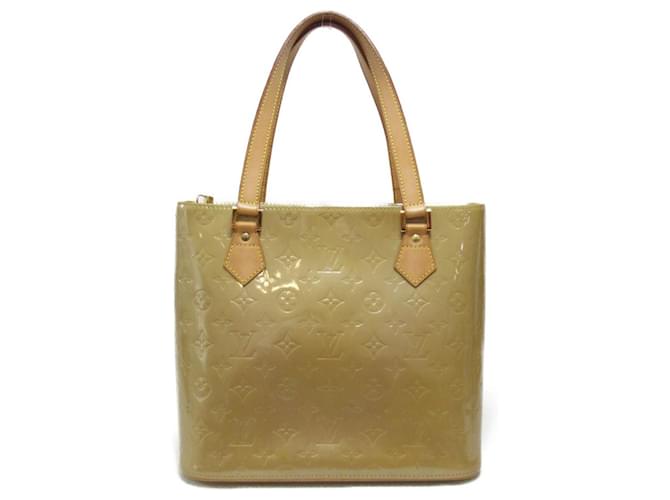 Louis Vuitton Houston Beige Patent leather  ref.874745