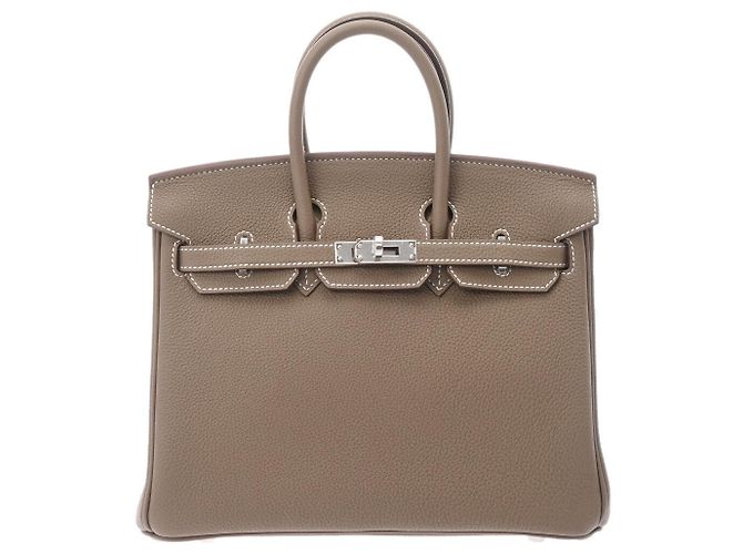 Acapulco Hermès HERMES BIRKIN 25 Beige Pelle