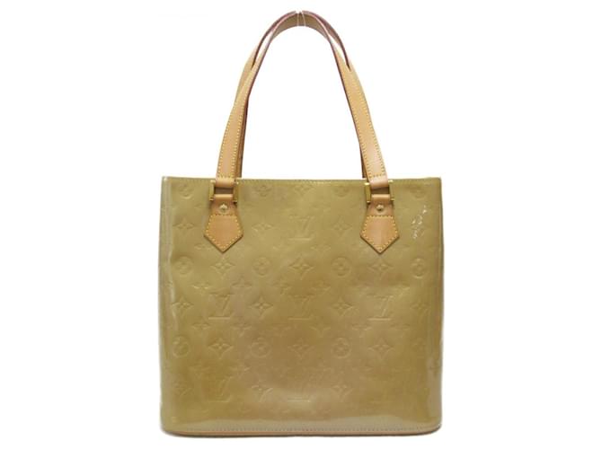 Louis Vuitton Houston Beige Charol  ref.874906