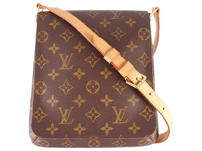 Louis Vuitton Brown Monogram PM Musette Salsa Short Strap Cloth ref.958955  - Joli Closet