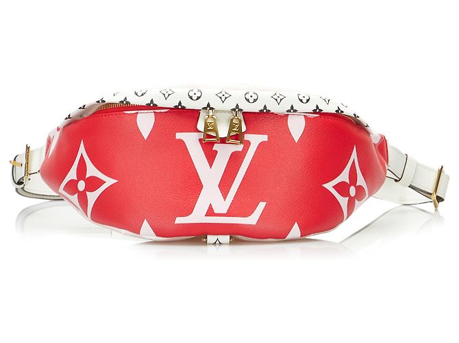 Bumbag Riesige Gürteltasche mit rotem Monogramm von Louis Vuitton