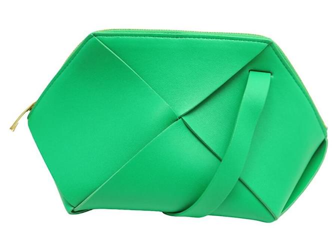 Bottega Veneta Origami Intrecciato Leather Clutch