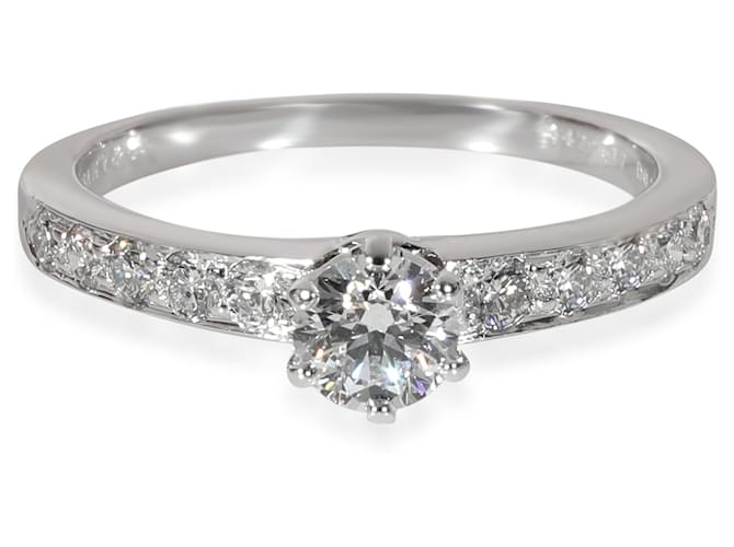 TIFFANY & CO. Legacy Diamond Engagement Ring in Platinum F VVS1