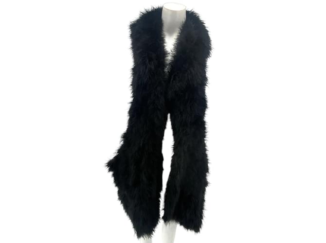 SONIA RYKIEL  Jackets T.International M Fur Black  ref.876055