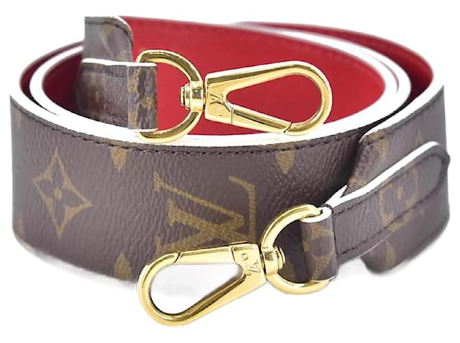 Louis Vuitton Monogram Bandouliere Strap Brown Cloth  ref.876115