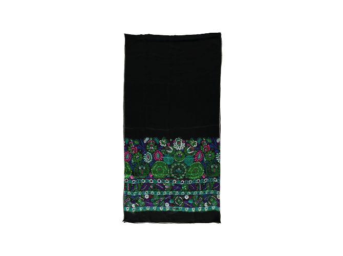 Sciarpa in seta con stampa floreale Roberto Cavalli Multicolore