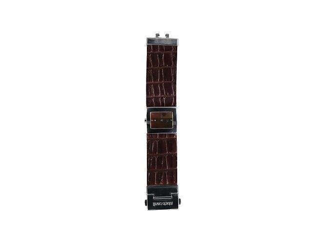 Braune Lederuhr von Roberto Cavalli