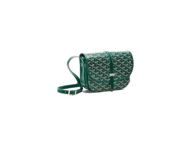 Goyard Alforjas Verde Cuero