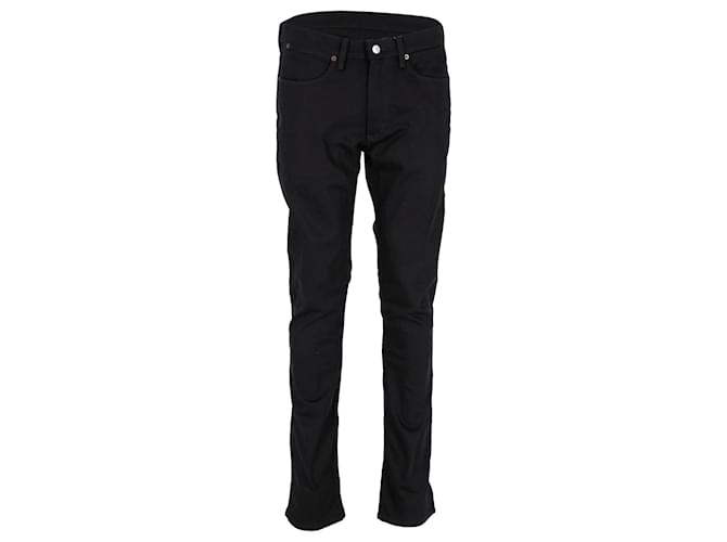 Acne Studios Slim-Fit-Jeans aus schwarzer Baumwolle  ref.876530