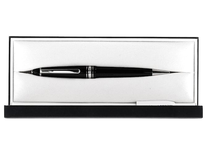 Montblanc Meisterstück Platinum Line Midsize Writing Pen in Black Resin Acrylic  ref.876580