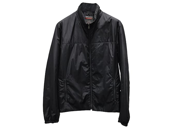 Prada Blouson Jacket in Black Nylon  ref.876627