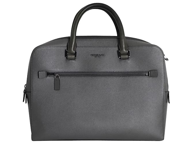 Michael Kors Briefcase in Grey Leather   ref.876672
