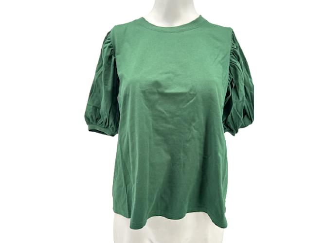 Autre Marque T-shirt IDANO.0-5 1 cotton Coton Vert  ref.876799