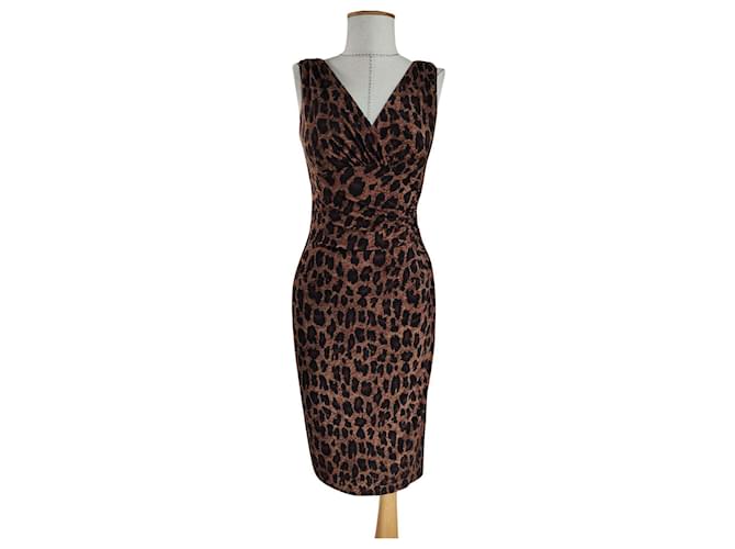 Ralph Lauren Dresses Multiple colors Leopard print Polyester Elastane  ref.876830