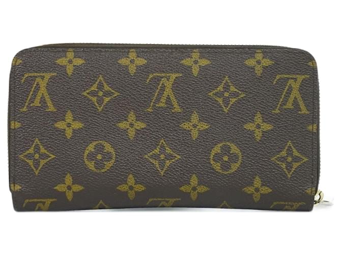 Louis Vuitton Zippy Wallet Brown Cloth  ref.876888