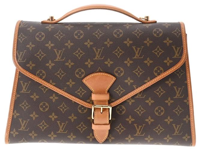 Louis Vuitton Beverly Braun Leinwand  ref.876890