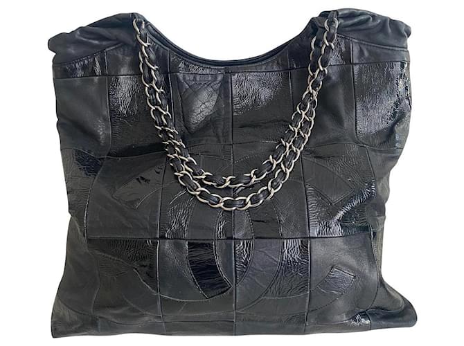 Chanel Shopping Black Leather ref.877063 - Joli Closet