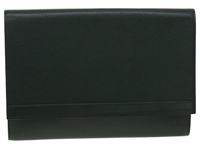 LOUIS VUITTON Taiga Leather Volga Briefcase Epicea M30204 LV Auth th3518  ref.877195