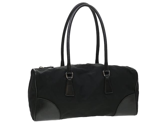 PRADA Shoulder Bag Nylon Black Auth am4126  ref.877220