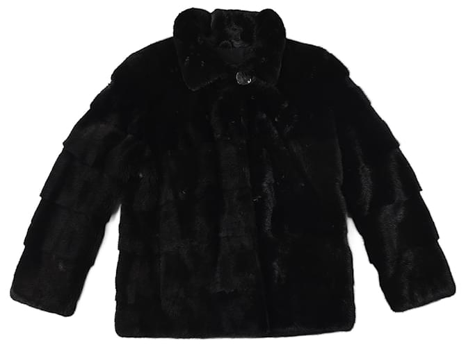 Autre Marque NON SIGNE / UNSIGNED  Jackets FR 40 Mink Black  ref.877328