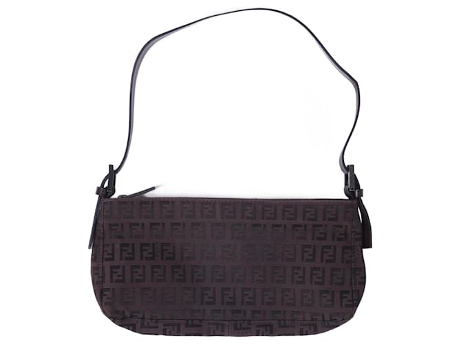 Baguette FENDI  Handbags T.  cloth Brown  ref.877335