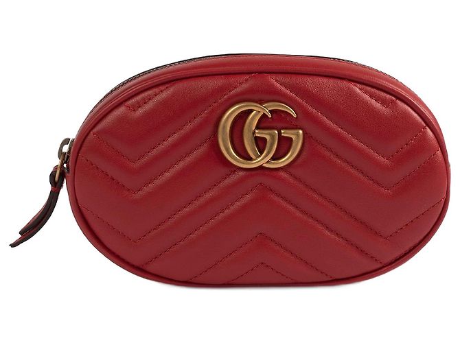 Marmont GUCCI Bolsos de cuero Roja
