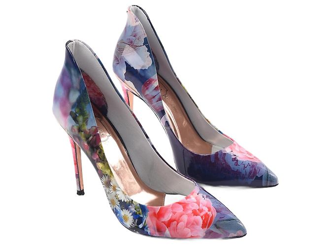 TED BAKER Tacchi EU 39 Pelle Blu navy