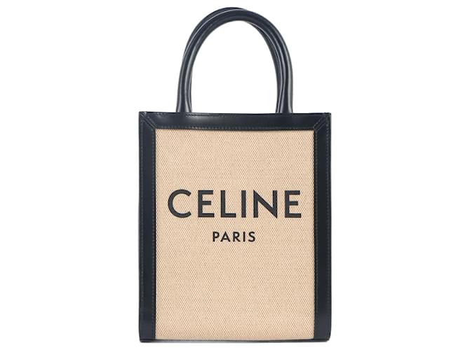 Céline CELINE Handtaschen Stoff Beige Leinwand  ref.877453