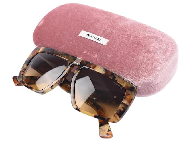 MIU MIU  Sunglasses T.  plastic Brown  ref.877487