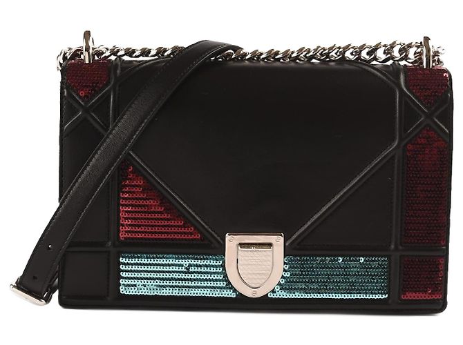 Diorama Sacs à main DIOR Cuir Noir