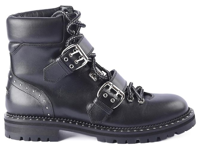 JIMMY CHOO Botas de tornozelo EU 41 Couro Preto