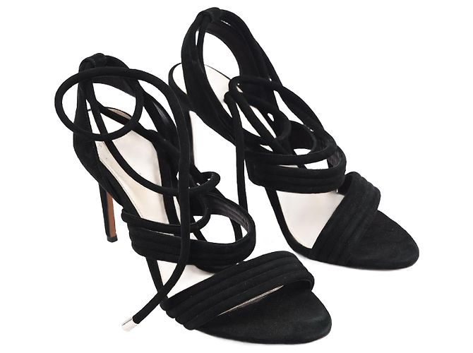 ALEXANDRE BIRMAN Sandali EU 38 Camoscio Nero
