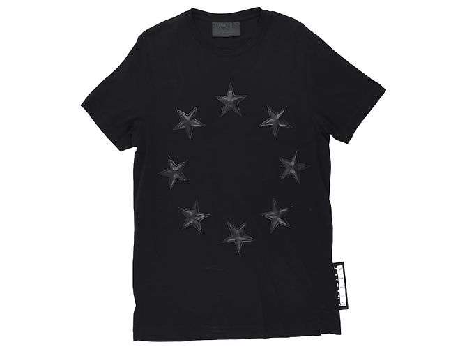 PHILIPP PLEIN Camisetas Internacional M Algodón Negro