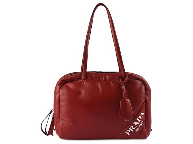 PRADA  Handbags T.  Leather Red  ref.877593