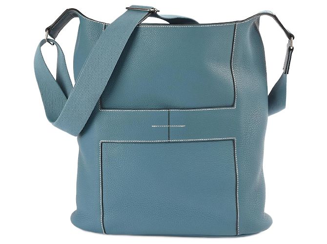 Hermès HERMES Sacs à main Cuir Bleu