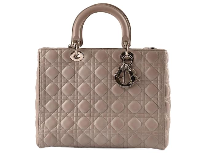 DIOR  Handbags   Leather Beige  ref.877616