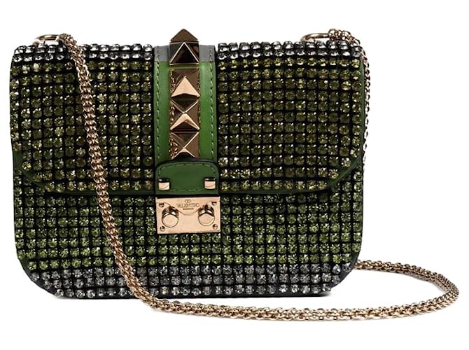 VALENTINO GARAVANI  Handbags T.  Leather Green  ref.877647