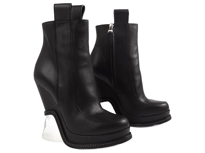 FENDI  Ankle boots EU 36 Leather Black