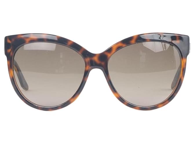 DIOR Sonnenbrille T.  Plastik Braun Kunststoff  ref.877685
