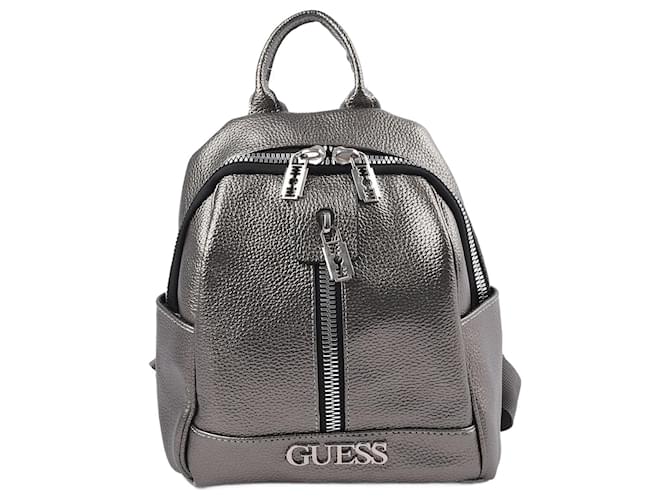 Guess Younger Girls Pink Logo Teddy Backpack | Junior Couture