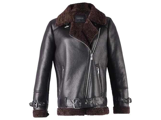 OAKWOOD  Leather jackets T.International XS Leather Black  ref.877754