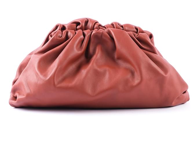BOTTEGA VENETA  Clutch bags   Leather Dark red  ref.877759